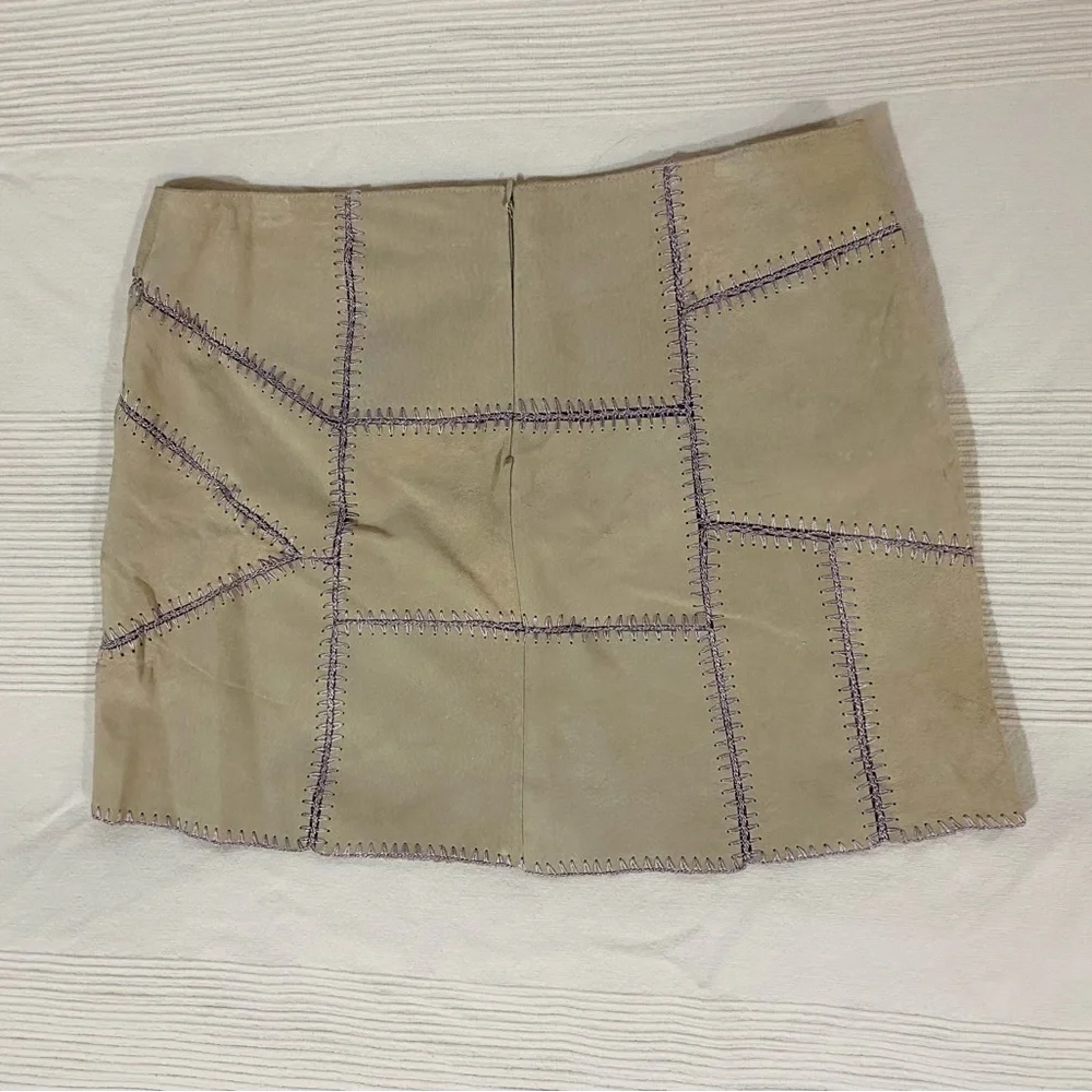 Patchwork mini skirt💜 - Picture 4 of 6